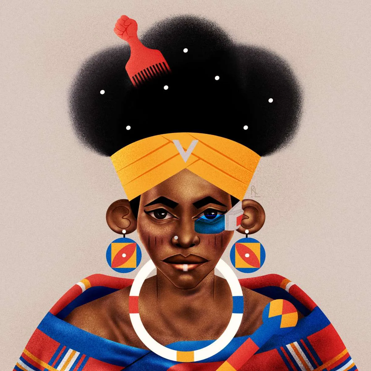 RL Art Matshelo FuturePast Art Piece