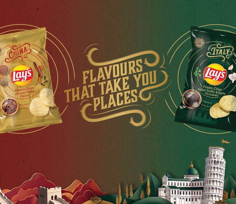 Lay's chips with international flavours