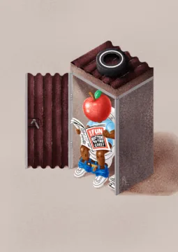 Big Apple Dump (B.A.D) — artwork by Rabatho Laka